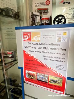 Veranstaltungstipp für alle Autofans: 
Das 20. ADAC Young- und Oldtimertreffen in Frammersbach!

Am Sonntag, den 20. September 2026, verwandelt sich das Sportgelände am Sauerberg wieder in ein Paradies für Liebhaber klassischer Fahrzeuge. Die Motorsportfreunde Frammersbach laden zum großen, markenoffenen Treffen für historische Autos und Motorräder ein.

Egal ob glänzender Chrom-Klassiker oder legendärer Kult-Kompaktwagen – hier gibt es jede Menge zu staunen und zu fachsimpeln. Für das leibliche Wohl und beste Unterhaltung ist rund um die Skihütte gesorgt!

ℹ️ Alle Infos auf einen Blick:
📅 Wann: Sonntag, 20. September 2026 | 11:00 – 17:00 Uhr
📍 Wo: Sportgelände am Sauerberg & Skihütte, Frammersbach
🎟️ Eintritt: Frei! (Freiwillige Spenden gehen in diesem Jahr an die „Station Regenbogen“ für krebskranke Kinder in Würzburg ❤️)

Wir freuen uns schon riesig darauf, dabei zu sein und die tollen Fahrzeuge zu bewundern! 

Schnappt euch eure Familie und Freunde und verbindet den Sonntag mit einem schönen Ausflug. Man sieht sich vor Ort! 

#Oldtimer #Youngtimer #Frammersbach #MSFFrammersbach #Oldtimertreffen 

www.msf-frammersbach.de
www.gmg-online.de